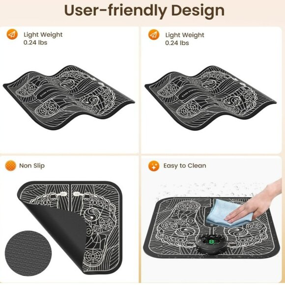 EMS Foot Massager Pad - Portable Massager Pad for Circulation and Pain Relief - Picture 8 of 8